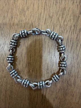 James Avery Silver Beaded Link Bracelet